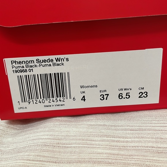 Puma Phenom Suede Ignite Sneakers, Sz 6.5 - Picture 9 of 9